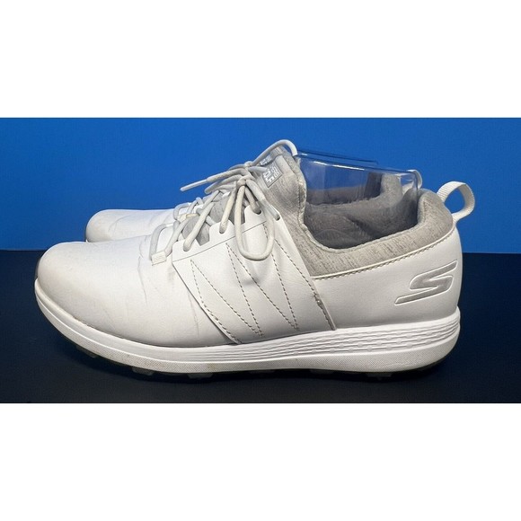 Skechers Go Golf Casual Faux Leather Golf Shoes White 14885W Lace Up Women's 8.5 - Picture 4 of 10